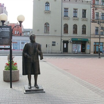 Ławeczka Jana Szczepańskiego w Ustroniu