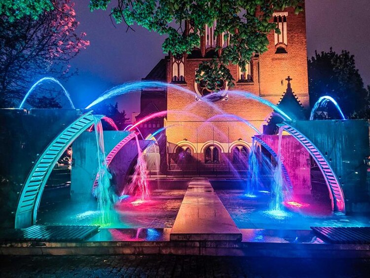 Kolorowa Fontanna w Szczecinie