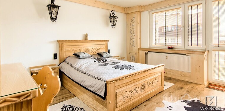 Apartament w centrum Zakopanego, utrzymany w stylu góralskiej chaty - Zakopane ulica Łukaszówki noclegi 
