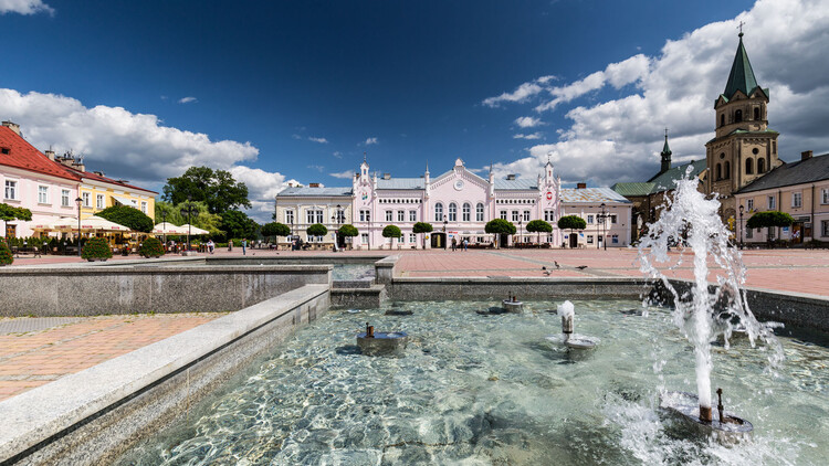 Odległość od Sanoka