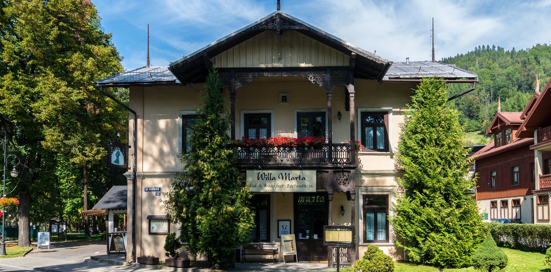 Nowy Wiśnicz ulica Leksandrowa noclegi 