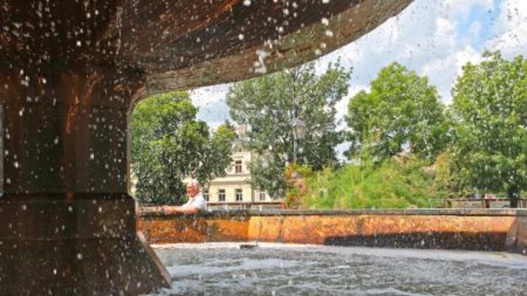 Fontanna Grzybek w Ciechocinku