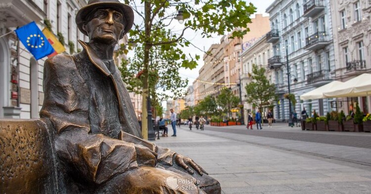 Ławeczka Juliana Tuwima w Łodzi