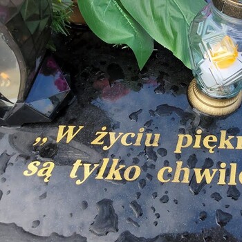 Grób Ryśka Riedla w Tychach